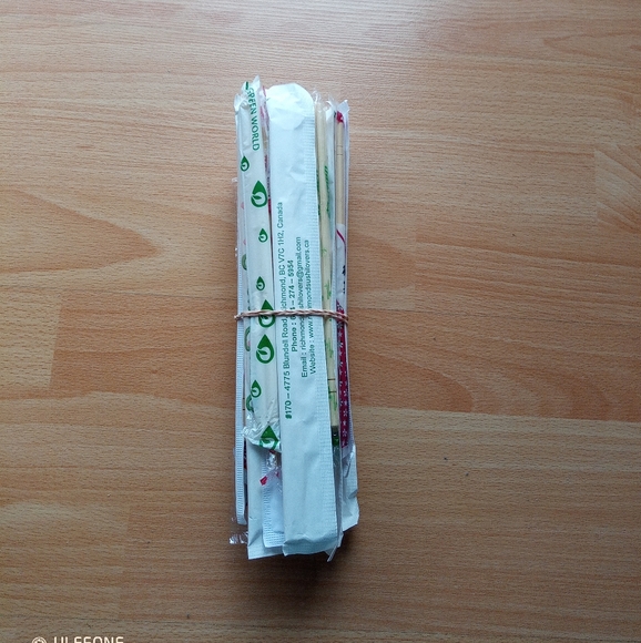 NEW! 37 Wooden Disposable Chopsticks Never Used - Picture 3 of 3